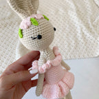 Coelhinha bailarina crochet
