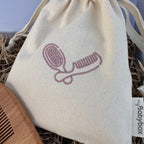 Conjunto de Escova e Pente com Bolsa