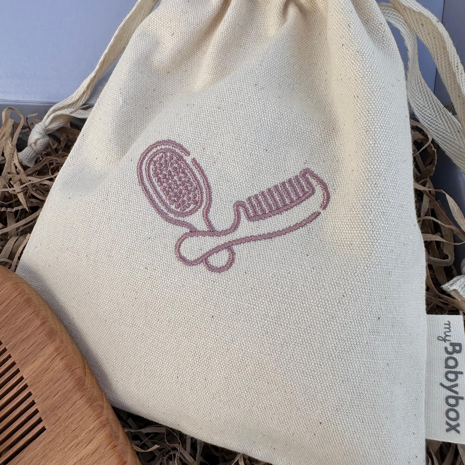 Conjunto de Escova e Pente com Bolsa